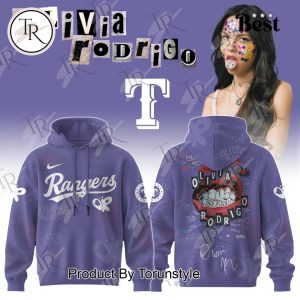 Texas Rangers X Olivia Rodrigo Special Edition GUTS World Tour 2025 Hoodie