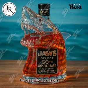 Jaws 50th Anniversary 1975-2025 “Four Roses” Special Edition Whiskey Bottle