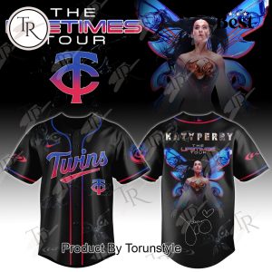 Minnesota Twins X Katy Perry Tour The Lifetimes Special Edition Baseball Jersey