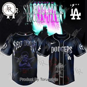 Los Angeles Dodgers X Junior H Tour AD BOYZ LIVE & BROKEN 2025 Special Edition Baseball Jersey