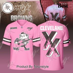 Cleveland Browns X MGK Pink Editions Football Jersey