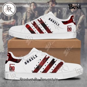 Onkelz Special Edition White With Blue Stripes Stan Smith