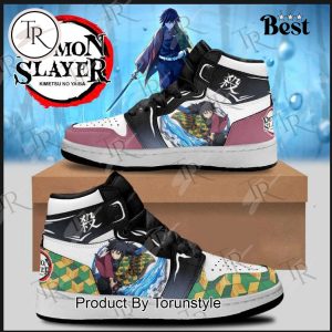 Demon Slayer Tomioka Custom Name Air Jordan 1 Hightop Shoes