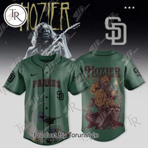 San Diego Padres X Hozier Unreal Unearth Album Limited Edition 2025 Baseball Jersey