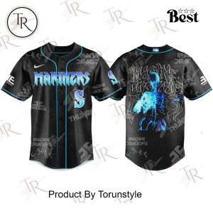 Seattle Mariners X Imagine Dragons Bones Skelly 2025 Limited Edition Baseball Jersey