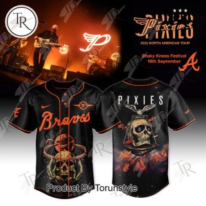Atlanta Braves X PIXIES Tour 2025 North American Baseball Jersey