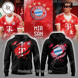 Bayern Munich Ripped Slash Pattern Special Edition Black Hoodie