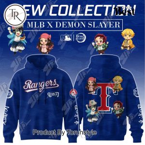 Texas Rangers X Demon Slayer Special Edition 2025 Hoodie Texas Rangers X Demon Slayer Special Edition 2025 Hoodie