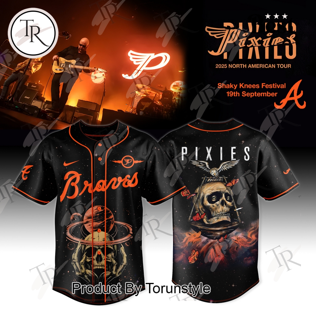 Atlanta Braves X PIXIES Tour 2025 North American Baseball Jersey Atlanta Braves X PIXIES Tour 2025 North American Baseball Jersey