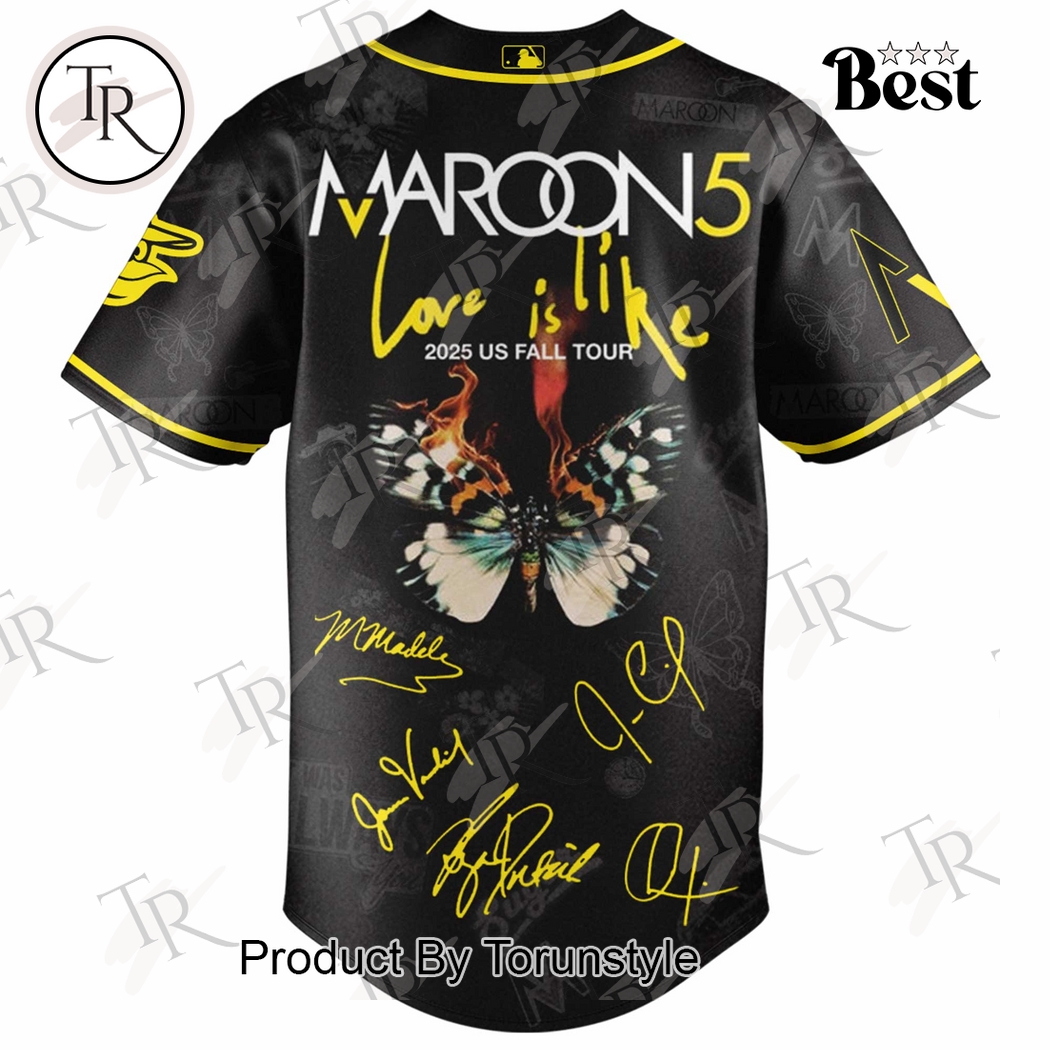 Baltimore Orioles X Maroon 5 Love Is Like Special Edition 2025 Baseball Jersey Baltimore Orioles X Maroon 5 Love Is Like Special Edition 2025 Baseball Jersey