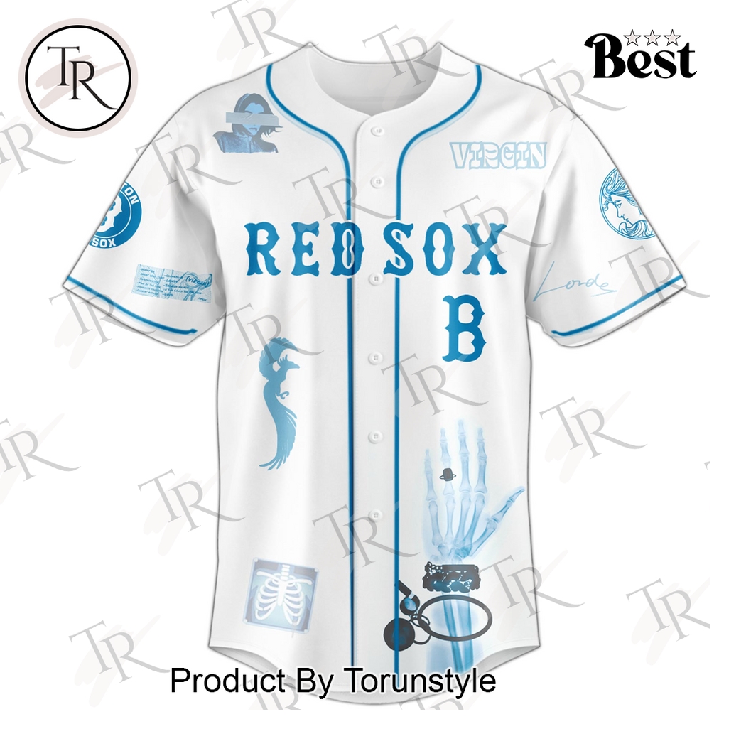 Boston Red Sox X Virgin Era Under The Skin 2025 White Baseball Jersey Boston Red Sox X Virgin Era Under The Skin 2025 White Baseball Jersey