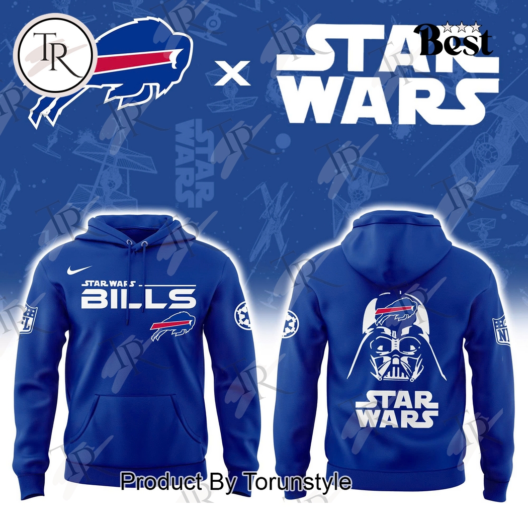 Buffalo Bills X Star Wars Special Edition 2025 Blue Hoodie Buffalo Bills X Star Wars Special Edition 2025 Blue Hoodie