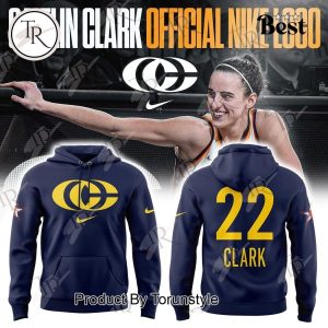 Caitlin Clark 22 Her Logo New Navy Edition Hoodie