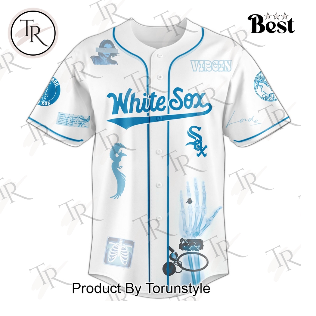 Chicago White Sox X Virgin Era Under The Skin 2025 White Baseball Jersey Chicago White Sox X Virgin Era Under The Skin 2025 White Baseball Jersey