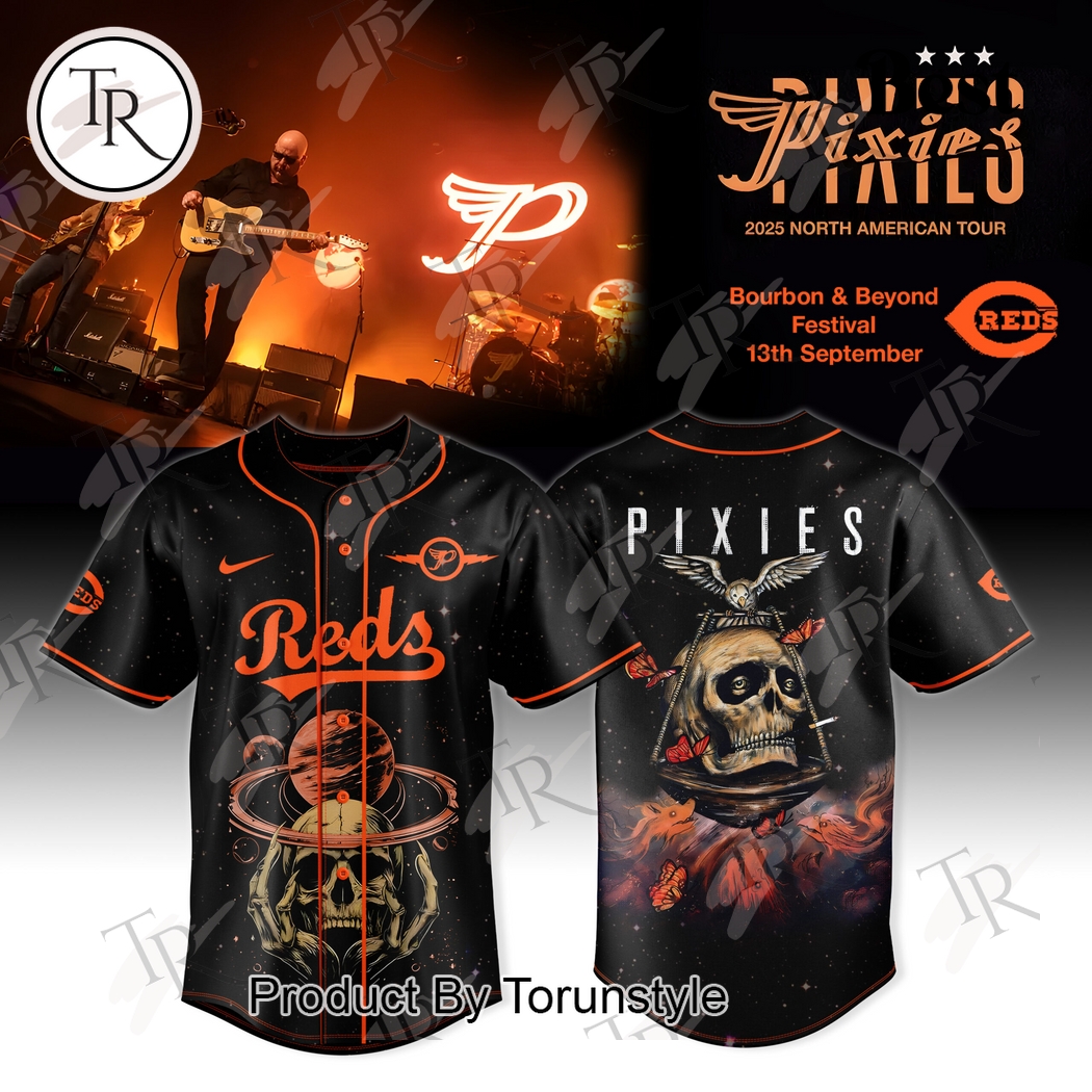 Cincinnati Reds X PIXIES Tour 2025 North American Baseball Jersey Cincinnati Reds X PIXIES Tour 2025 North American Baseball Jersey