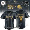 Cleveland Browns X Stevie Nicks Tour 2025 Black Baseball Jersey