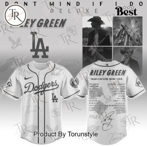 Los Angeles Dodgers X Riley Green Tour Damn Country Music 2025 Limited Edition Baseball Jersey