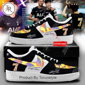 Tottenham Hotspur X Son Heung-min 2025 Limited Edition Custom Name Air Force 1 Sneaker