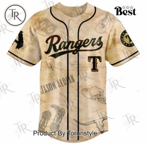 Texas Rangers X Jason Aldean Limited Edition 2025 Baseball Jersey