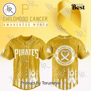MLB Pittsburgh Pirates X Childhood Cancer Awareness Month 2025 Baseball Jersey