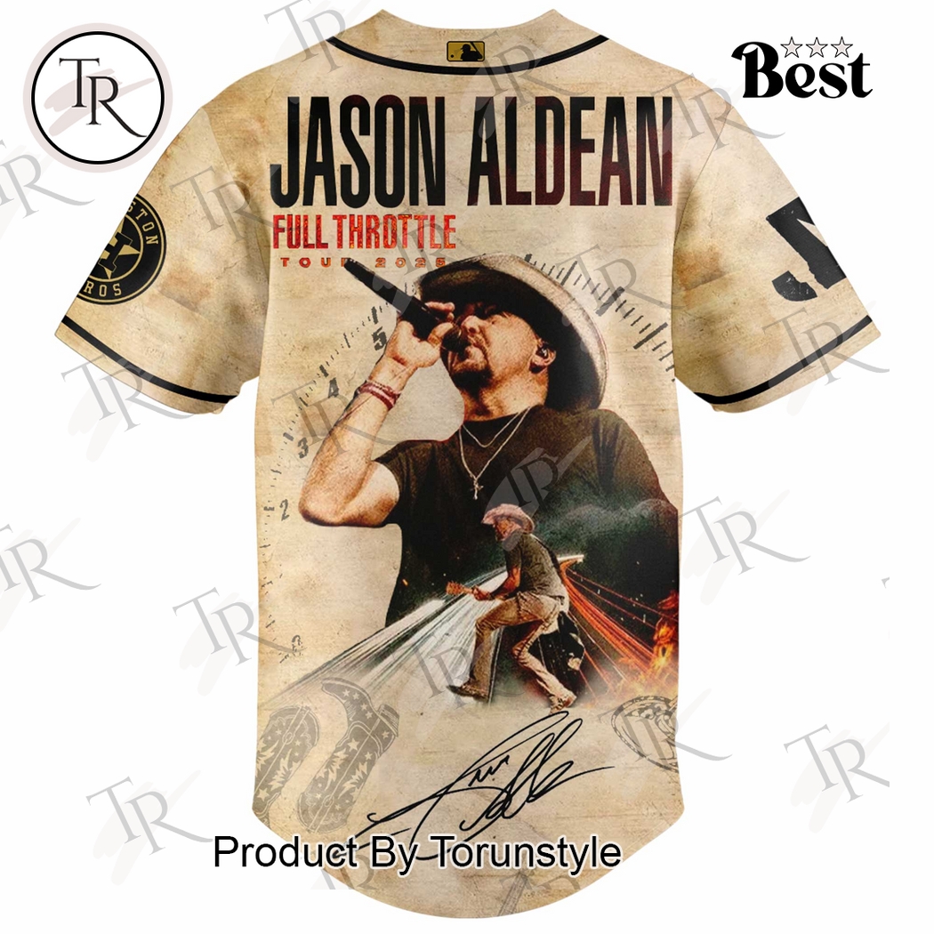 Houston Astros X Jason Aldean Limited Edition 2025 Baseball Jersey Houston Astros X Jason Aldean Limited Edition 2025 Baseball Jersey
