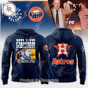 Houston Astros X Willie Nelson Navy Editions Hoodie