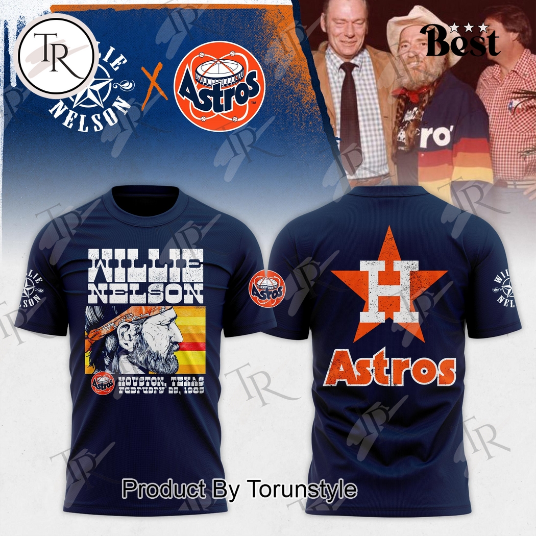 Houston Astros X Willie Nelson Navy Editions Hoodie Houston Astros X Willie Nelson Navy Editions Hoodie