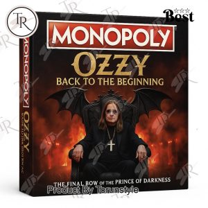 Ozzy Osbourne Back to the Beginning Limited Edition Monopoly
