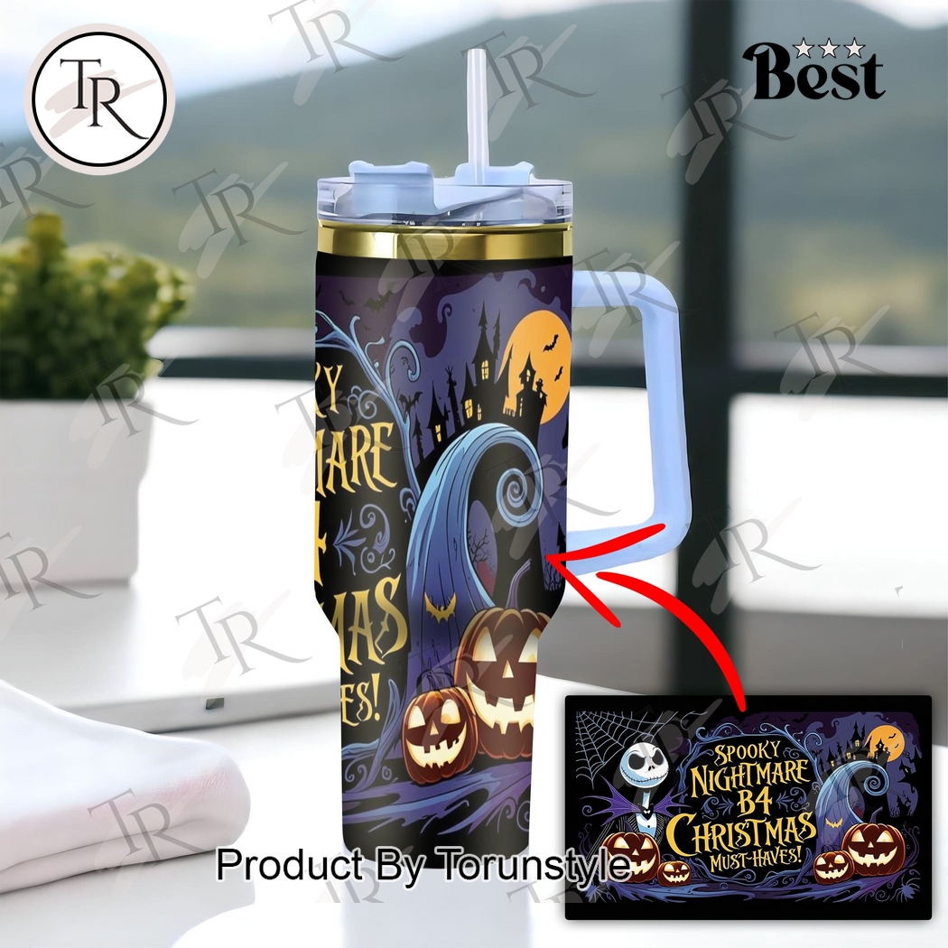 Jack and Sally The Nightmare Before Christmas V2 Special Design 40oz Stanley Tumbler Jack and Sally The Nightmare Before Christmas V2 Special Design 40oz Stanley Tumbler