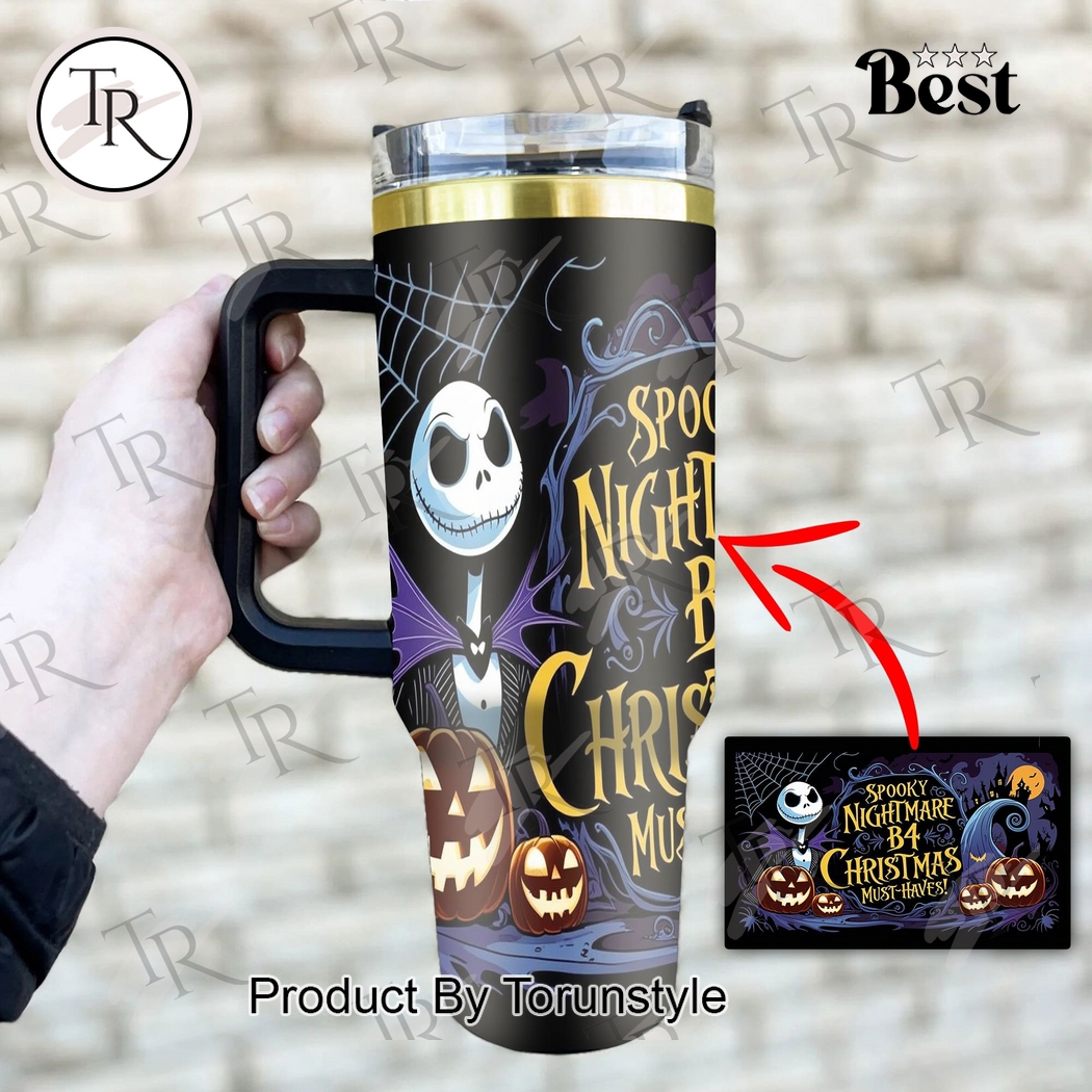 Jack and Sally The Nightmare Before Christmas V2 Special Design 40oz Stanley Tumbler Jack and Sally The Nightmare Before Christmas V2 Special Design 40oz Stanley Tumbler