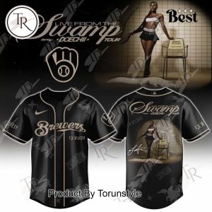 Milwaukee Brewers X Doechii Live From the Swamp Tour 2025 Special Edition Baseball Jersey