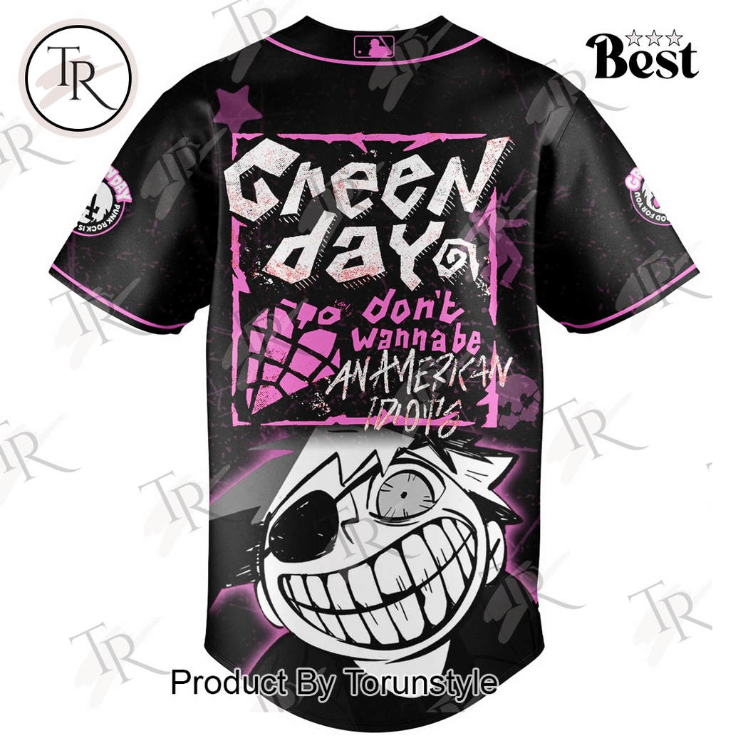 Los Angeles Dodgers X Green Day The Saviors Tour Special Edition Baseball Jersey Los Angeles Dodgers X Green Day The Saviors Tour Special Edition Baseball Jersey
