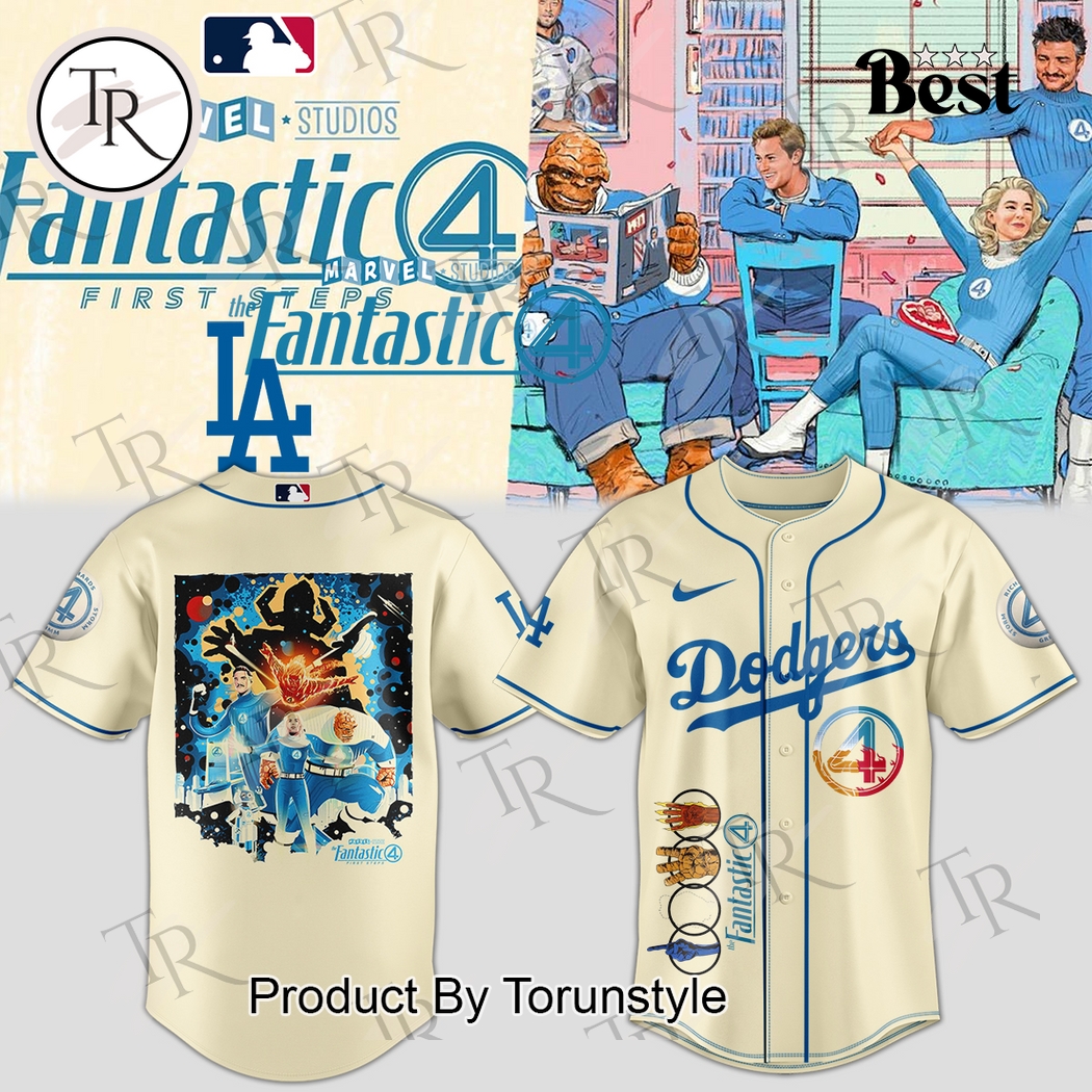 Los Angeles Dodgers X The Fantastic Four Firtst Steps Special Edition 2025 Baseball Jersey Los Angeles Dodgers X The Fantastic Four Firtst Steps Special Edition 2025 Baseball Jersey
