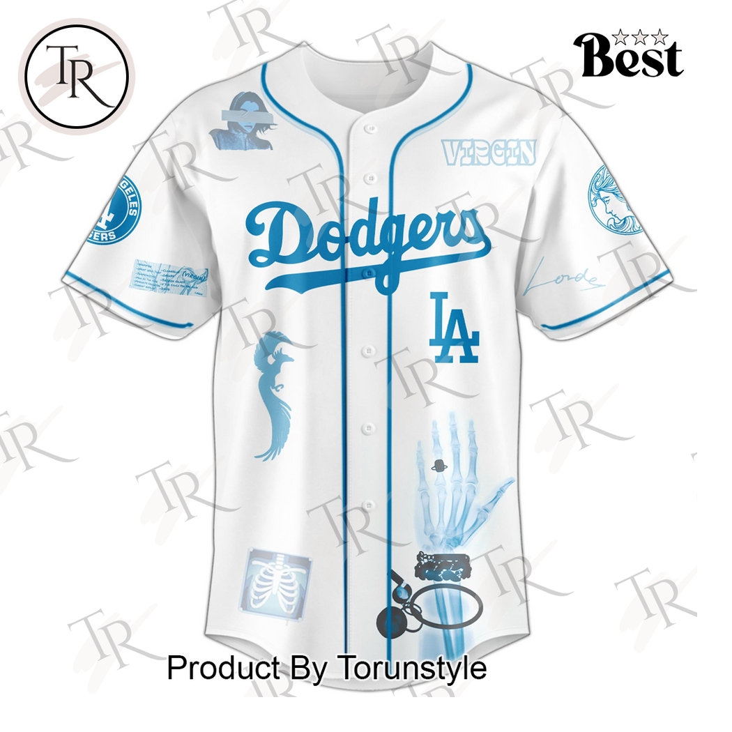 Los Angeles Dodgers X Virgin Era Under The Skin 2025 White Baseball Jersey Los Angeles Dodgers X Virgin Era Under The Skin 2025 White Baseball Jersey