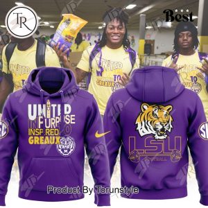 LSU Football “United in Purpose” Hoodie – Bold Design and Comfort for Every Fan