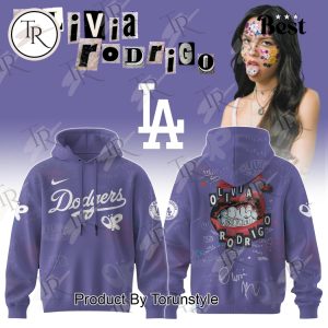 Los Angeles Dodgers X Olivia Rodrigo Special Edition GUTS World Tour 2025 Hoodie