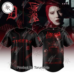 Detroit Tigers X Lady Gaga Limited Edition Baseball Jersey Detroit Tigers X Lady Gaga Limited Edition Baseball Jersey