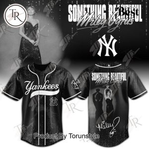New York Yankees X Miley Cyrus Something Beautiful Album Limited Edition Baseball Jersey New York Yankees X Miley Cyrus Something Beautiful Album Limited Edition Baseball Jersey