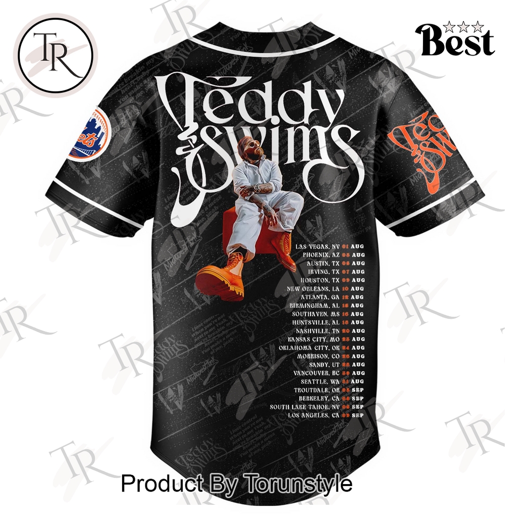 New York Mets X Teddy Swims Album I've Tried Everything But Therapy Special Edition Baseball Jersey New York Mets X Teddy Swims Album I've Tried Everything But Therapy Special Edition Baseball Jersey