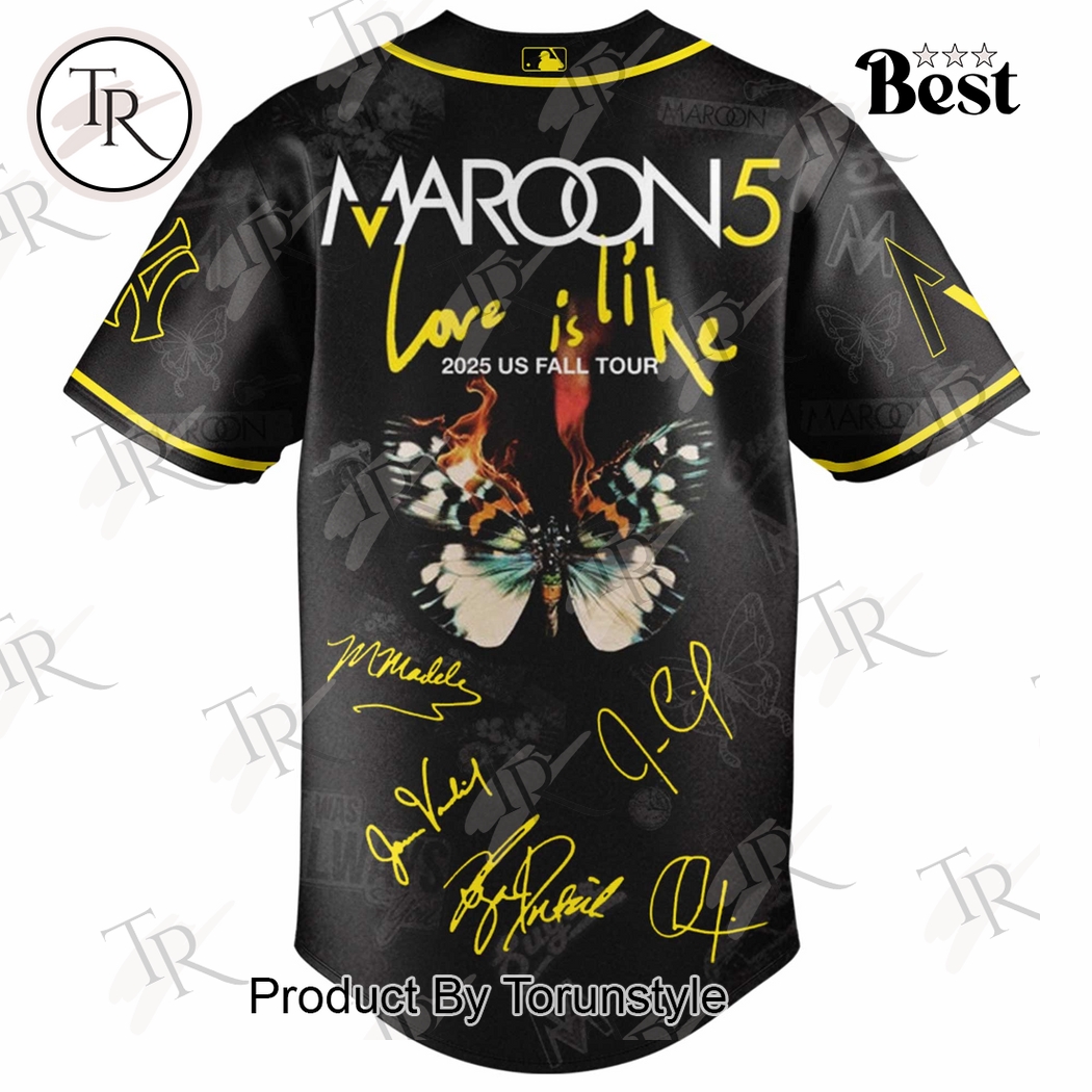 New York Yankees X Maroon 5 Love Is Like Special Edition 2025 Baseball Jersey New York Yankees X Maroon 5 Love Is Like Special Edition 2025 Baseball Jersey