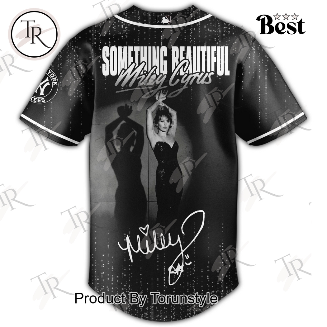New York Yankees X Miley Cyrus Something Beautiful Album Limited Edition Baseball Jersey New York Yankees X Miley Cyrus Something Beautiful Album Limited Edition Baseball Jersey