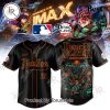 New York Mets X The Movie Demon Slayer Infinity Castle Black Edition Baseball Jersey New York Mets X The Movie Demon Slayer Infinity Castle Black Edition Baseball Jersey