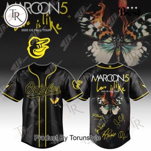 Baltimore Orioles X Maroon 5 Love Is Like Special Edition 2025 Baseball Jersey