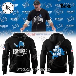 Detroit Lions We Want More Limited Edition 2025 Black Hoodie Detroit Lions We Want More Limited Edition 2025 Black Hoodie
