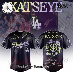 Los Angeles Dodgers X Katseye Band Limited Edition Baseball Jersey