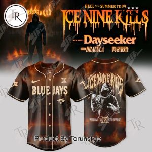 Toronto Blue Jays x Ice Nine Kills Tour 2025 Hell Of A Summer Baseball Jersey