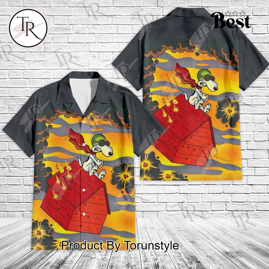Snoopy Vs The Red Baron Special Edition Hawaiian Shirt Snoopy Vs The Red Baron Special Edition Hawaiian Shirt