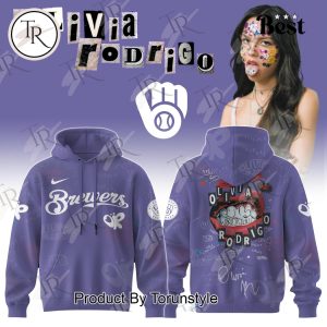 Milwaukee Brewers X Olivia Rodrigo Special Edition GUTS World Tour 2025 Hoodie