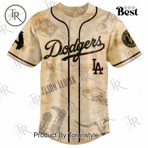 Los Angeles Dodgers X Jason Aldean Limited Edition 2025 Baseball Jersey