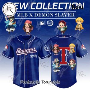 Texas Rangers X Halloween – Peanuts Blue Edition Baseball Jersey